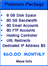 SolarDUNE Hosting Solutions  -  Windows Special Package  -  (310) 742-4100